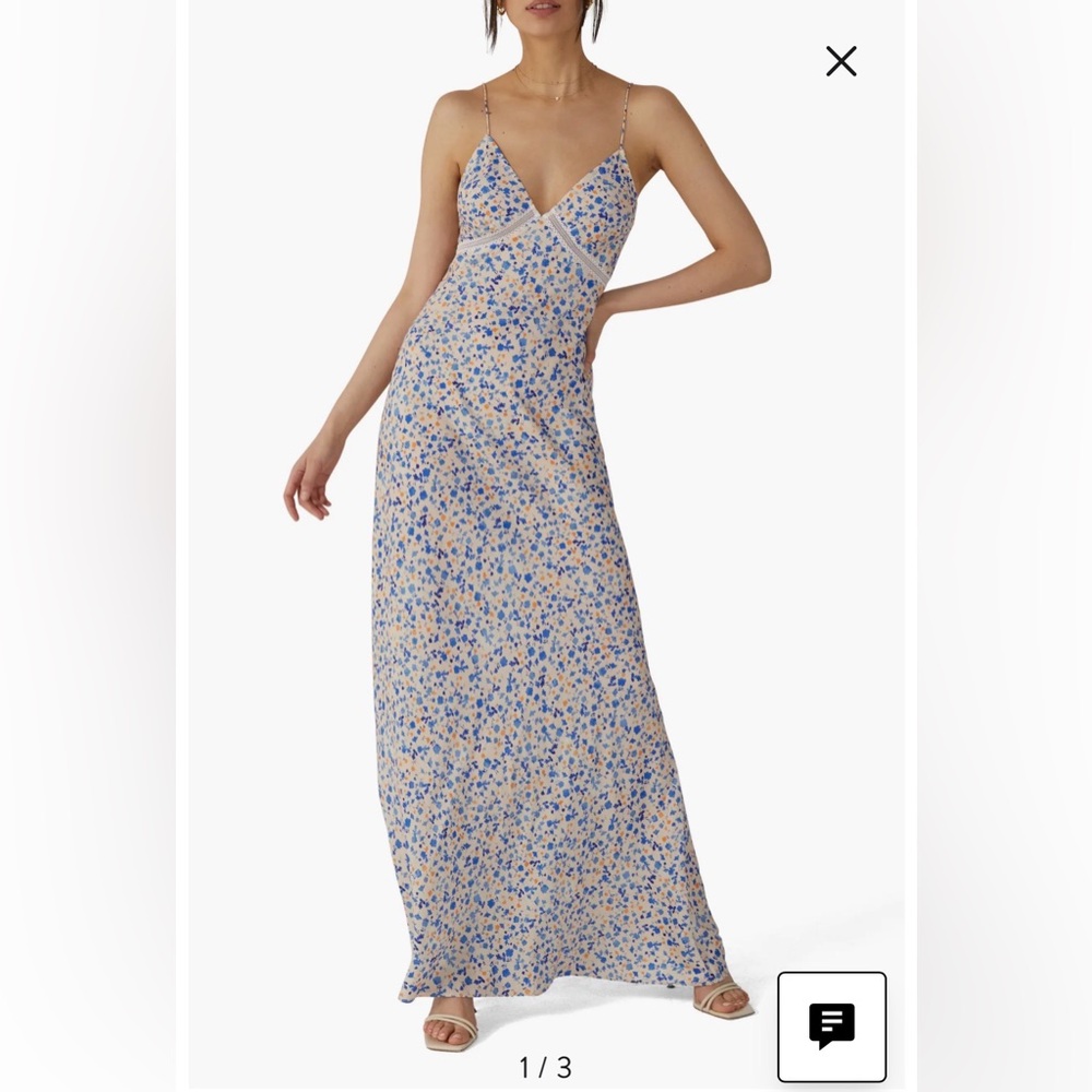 Favorite Daughter The BlackBerry Floral Maxi Dress size medium